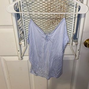 M Light Blue Garage Tank Top